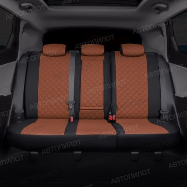 Чехлы Автопилот Экокожа Ромб на Suzuki Swift 3/4 с 2004+