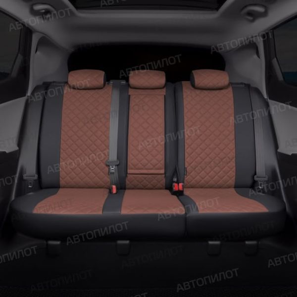 Чехлы Автопилот Экокожа Ромб на Suzuki Swift 3/4 с 2004+