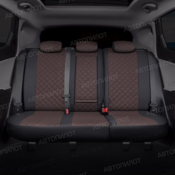 Чехлы Автопилот Экокожа Ромб на Suzuki Swift 3/4 с 2004+