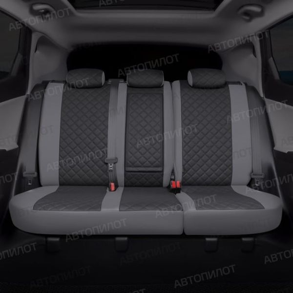 Чехлы Автопилот Экокожа Ромб на Suzuki Swift 3/4 с 2004+