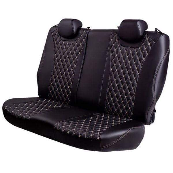 Чехлы Премиум Экокожа Байрон Ромб на Fiat Albea 2002-2012 г.в.