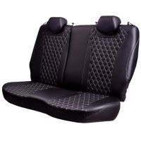 Чехлы Премиум Экокожа Байрон Ромб на Fiat Albea 2002-2012 г.в.