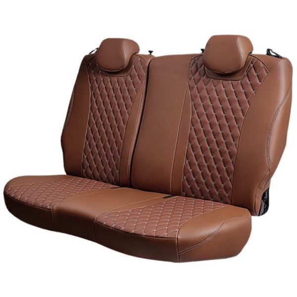 Чехлы Премиум Экокожа Байрон Ромб на Fiat Albea 2002-2012 г.в.