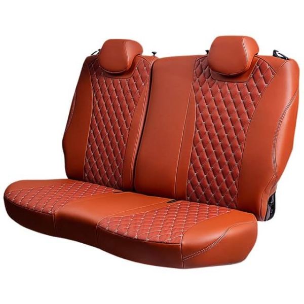 Чехлы Премиум Экокожа Байрон Ромб на Fiat Albea 2002-2012 г.в.