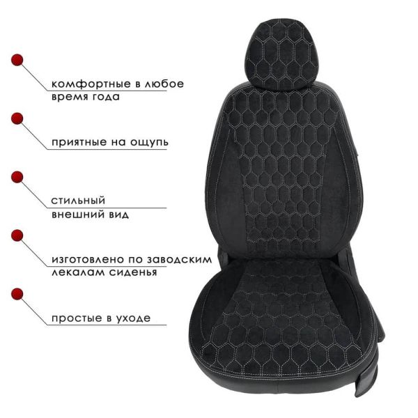 Чехлы Велюр на Haval Jolion