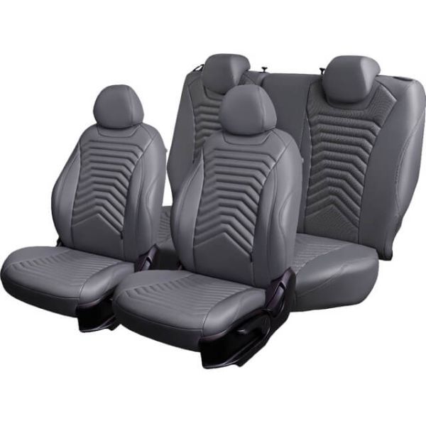 Чехлы Премиум Экокожа Байрон Президент|Жук на Geely Coolray (2020+)