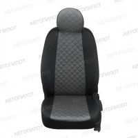 Чехлы Автопилот Алькантара Ромб на Hyundai H1 8 мест (2007+)