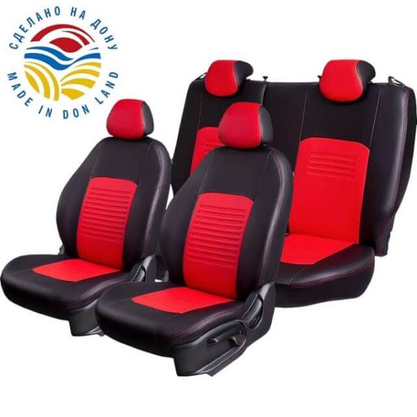 Чехлы Экокожа Турин Классик на Daewoo Matiz