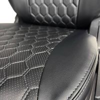 Чехлы Экокожа Ромб на Mitsubishi ASX