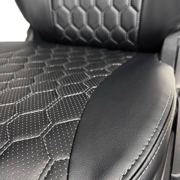 Чехлы Экокожа Ромб на Mitsubishi ASX