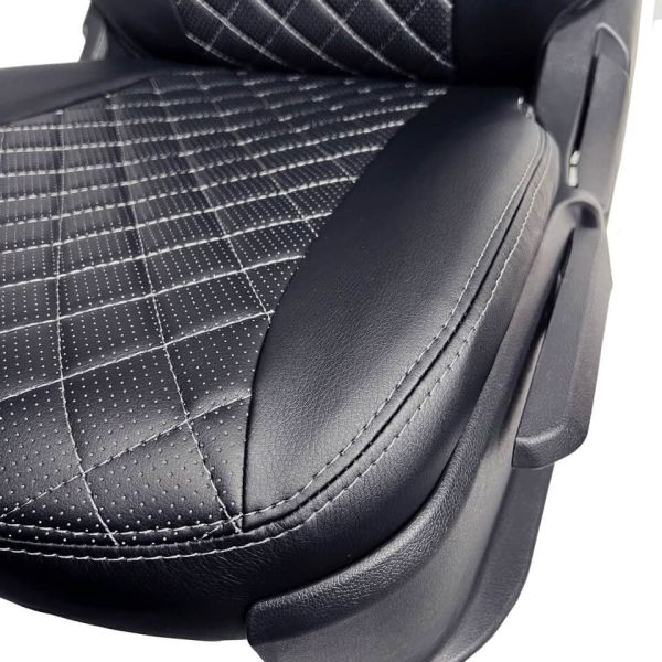 Чехлы Экокожа Ромб на Mitsubishi ASX